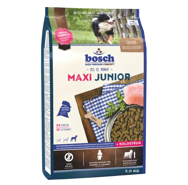Сухой корм Bosch HPC Maxi Junior, для щенков, 1 кг