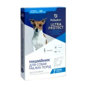 Нашийник Palladium Ultra Protect від бліх і кліщів для собак дрібних порід, білий, 35 см