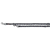 Поводок-перестёжка Trixie Cavo Reflect Adjustable Lead для собак, светоотражающий, размер L-XL, 2 м/18 мм, чёрный