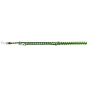 Поводок-перестёжка Trixie Cavo Adjustable Lead для собак, плетёный, круглый, размер L-XL, 2 м/18 мм, зелёный/салатовый