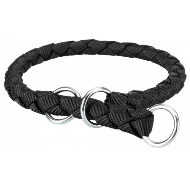 Ошейник Trixie Cavo Stop the Pull S-M 35-41 см х 12 мм, черный