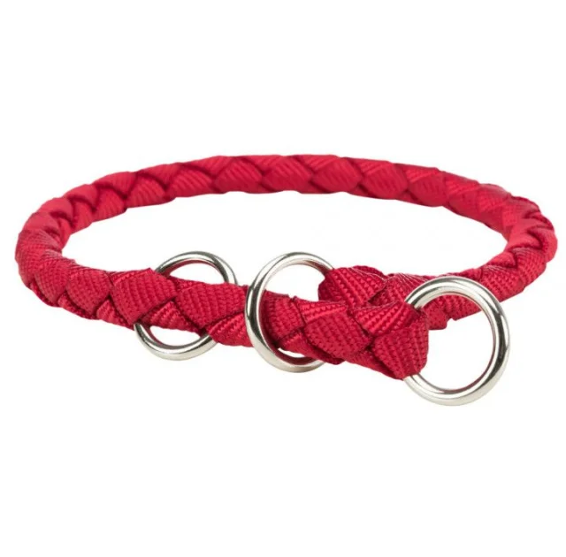 Ошейник Trixie Cavo Stop the Pull S-M 35-41 см х 12 мм, красный