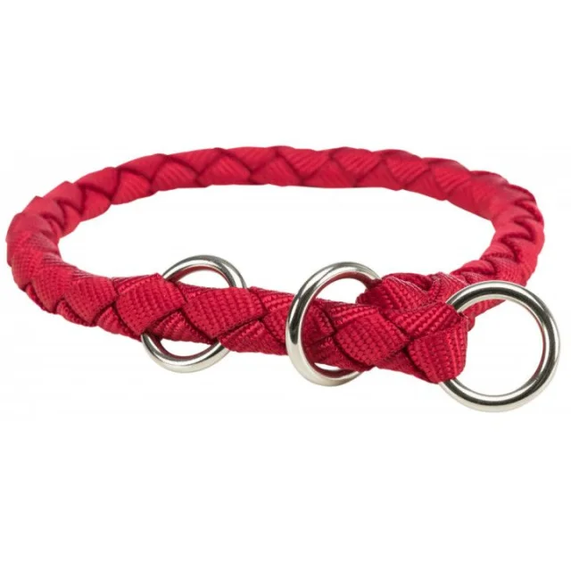 Ошейник Trixie Cavo Stop the Pull M 39-45 см х 12 мм, красный