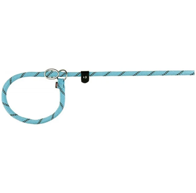 Поводок-удавка Trixie Sporty Rope нейлон, 1.7 м х 8 мм, голубой