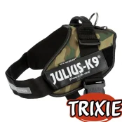 Шлея Trixie Julius-K9® IDC тренировочная, для щенков, 96-138 см х 50 мм, камуфляж