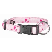 Ошейник Trixie Modern Art Rose Heart L-XL 40-65 см х 25 мм, розовый