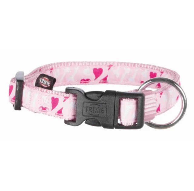 Ошейник Trixie Modern Art Rose Heart L-XL 40-65 см х 25 мм, розовый