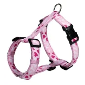 Шлея Trixie Rose Heart для собак, нейлон, 50-75 см х 25 мм, розовый