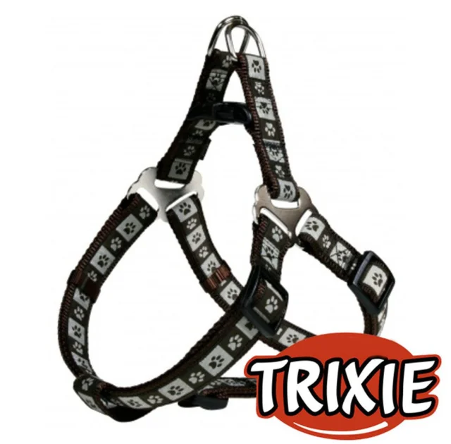 Шлея Trixie Coffee для собак, нейлон, 40-50 см х 15 мм, коричневый-черный