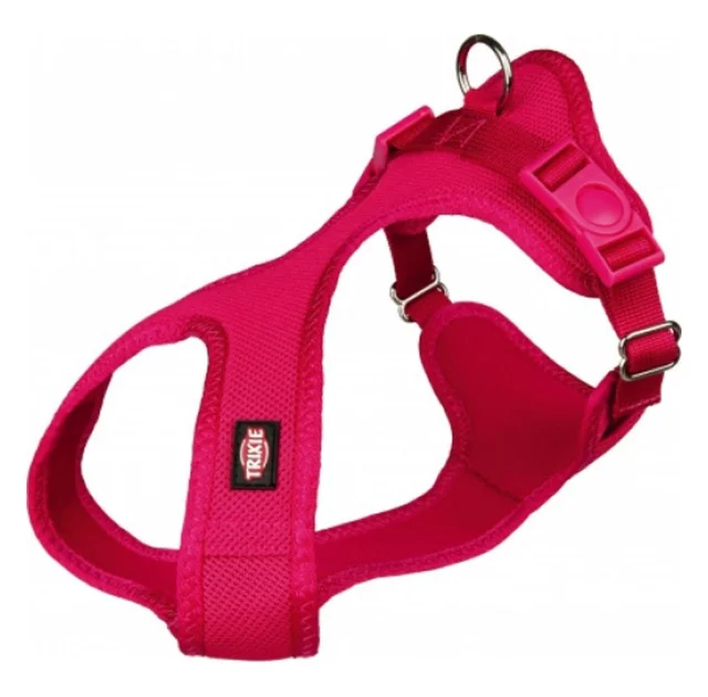 Шлея Trixie Comfort Soft S для собак, 33-50 см х 20 мм, фуксія