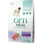 Сухой корм Optimeal для взрослых собак малых пород, с уткой, 4 кг