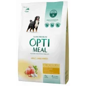 Сухий корм Optimeal для дорослих собак великих порід, з куркою, 4 кг