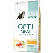 Сухой корм Optimeal для взрослых собак крупных пород, с курицей, 12 кг
