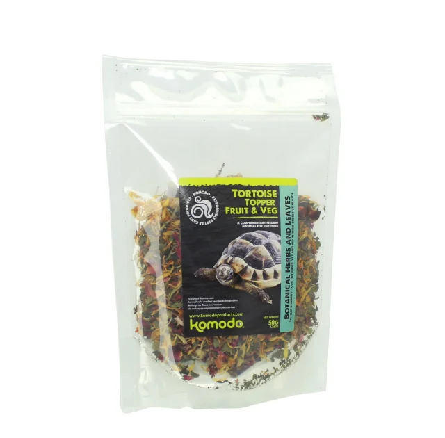 Лекарственная смесь трав для черепах Komodo Topper Fruit & Veg, 50 г