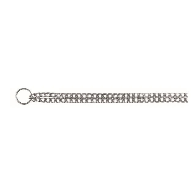 Цепь рывковая Trixie для собак, двойная 45 см/2,5 мм