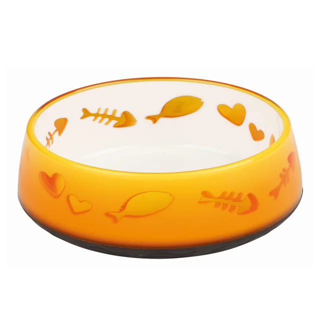 Миска Trixie Lovely Cat для кошек, пластик, 300 мл, 12 см