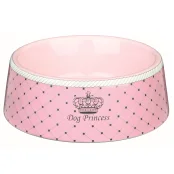 Миска Trixie Dog Princess для собак, кераміка, рожева, 0,45 л / 16 см