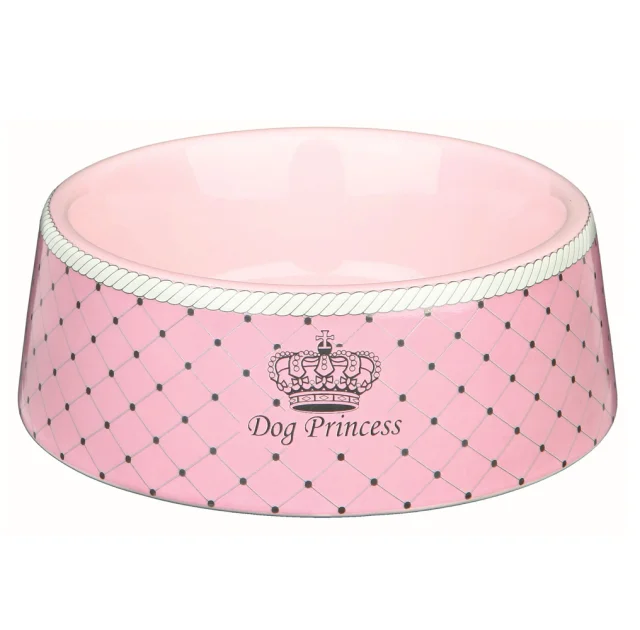 Миска Trixie Dog Princess для собак, кераміка, рожева, 0,45 л / 16 см