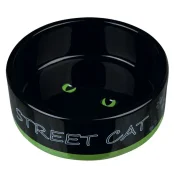 Миска Trixie Street Cat для кішок, кераміка, 0,3 л / 12 см