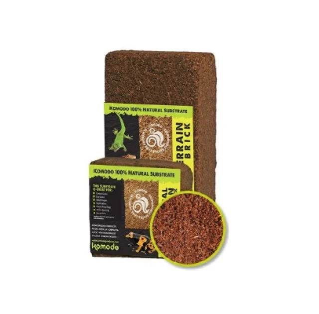 Подложка из кокосового волокна Komodo Tropical Terrain Brick, 4 л