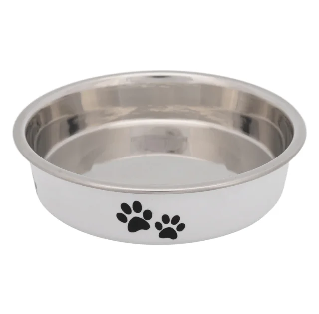 Миска Trixie для коротконосых котов из нержавеющей стали, 0.25 л/13 см
