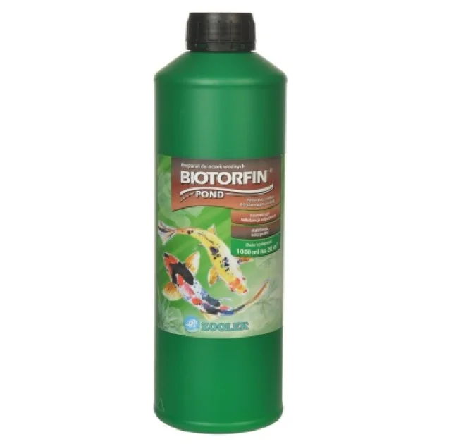 Препарат проти водоростей, бактерій, найпростіших ZOOLEK Biotorfin Pond 1 л