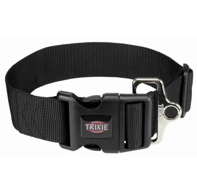 Ошейник Trixie Premium для собак, 55-80 см х 50 мм, L–XXL, черный
