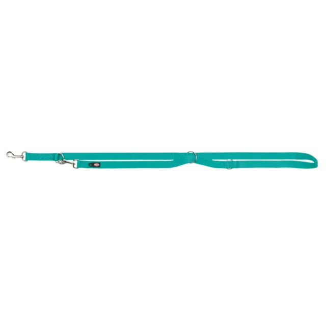 Поводок-перестёжка Trixie Premium Adjustable Lead двухслойный для собак, размер M-L, 2 м/20 мм, океан