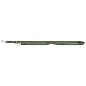 Поводок-перестёжка Trixie Premium Adjustable Lead двухслойный для собак, размер L-XL, 2 м/25 мм, лесной