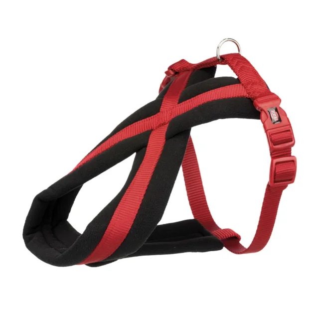 Шлея Trixie Premium Touring Harness для собак, 26-38 см, 10 мм, розмір XXS-XS, червоний