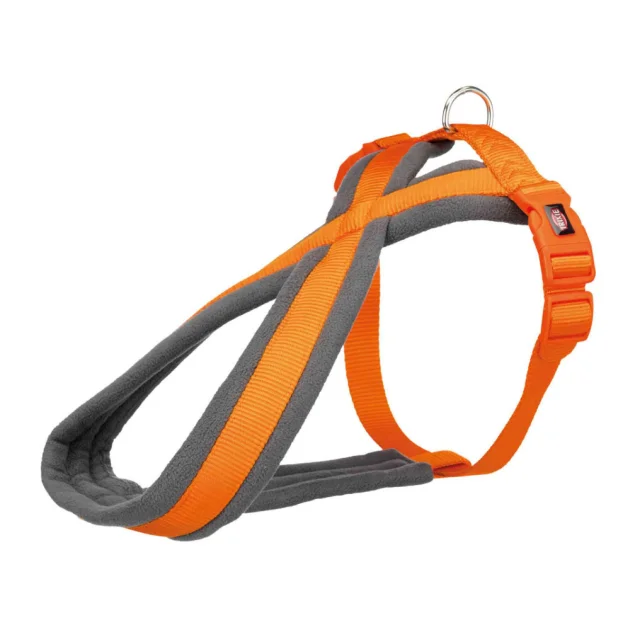 Шлея Trixie Premium Touring Harness для собак, 26-38 см, 10 мм, розмір XXS-XS, папайа