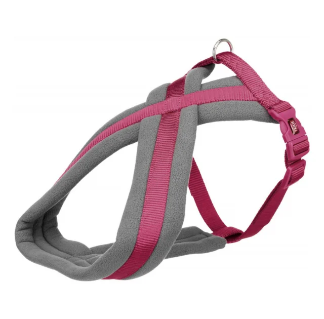 Шлея Trixie Premium Touring Harness для собак, 26-38 см, 10 мм, размер XXS-XS, орхидея
