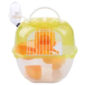 Клітка AnimAll Apple Style для хом'яка, 20.5х18х22.5 см, жовта