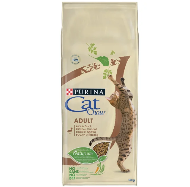 Сухий корм Purina Cat Chow Adult для котів, з качкою, 15 кг