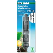 JBL double stopcock + quickcoupling для підключення, відключення і перекриття шлангів в акваріумі, 12/16 мм