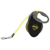 Повідець-рулетка Flexi Neon Giant M для собак до 25 кг, 8 м, стрічка, чорна