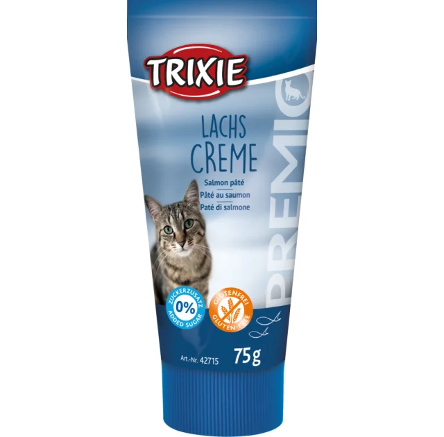 Лакомство Trixie для кошек, паста с лососем, 75 г