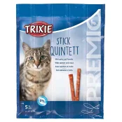 Лакомство Trixie Quadro-Sticks палочки с лососем и форелью, для кошек, 5 шт, 25 г