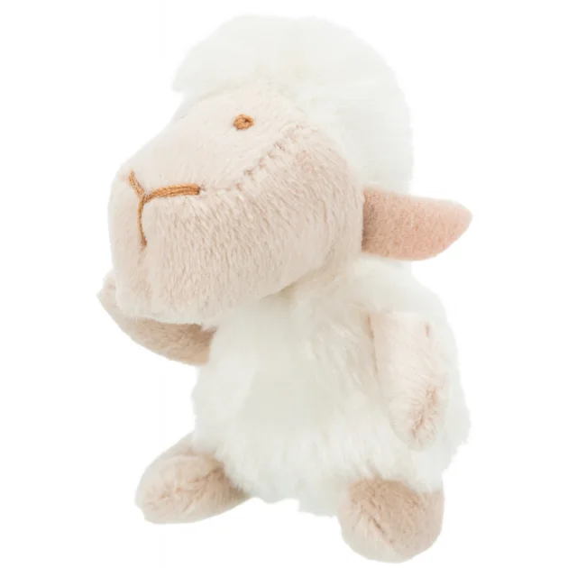 Игрушка Trixie овечка плюшевая, для кошек, 10 см