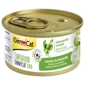 Влажный корм GimCat Shiny Cat Superfood для кошек, с курицей и яблоком, 70 г