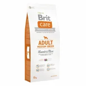 Сухий корм Brit Care Adult Medium Breed Lamb & Rice, для собак від 10 до 25 кг, з ягням і рисом, 12 кг