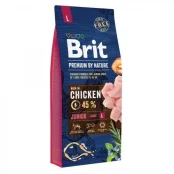 Сухий корм Brit Premium Junior L, для цуценят і молодих собак великих порід, 15 кг