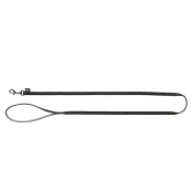 Поводок Trixie Softline Elegance Lead для собак, размер S, 1 м/15 мм, черный/графит