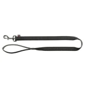 Повідець Trixie Softline Elegance Lead для собак, розмір L-XL, 1 м/25 мм, чорний/графіт