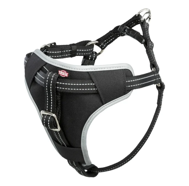 Защитная шлея в авто Trixie Dog Protect, 65-80 см, 25 мм, черный