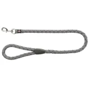 Поводок-перестёжка Trixie Cavo Adjustable Lead для собак, плетёный, круглый, размер S-M, 2 м/12 мм, графит