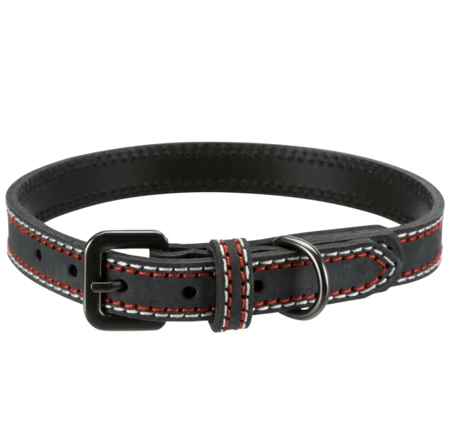 Ошейник Trixie Native S, для собак, 31-37 см, 15 мм, антрацит