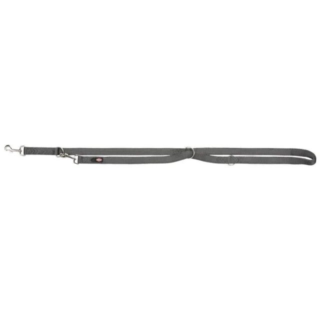 Повідець-перестібка Trixie Premium Adjustable Lead двошаровий для собак, розмір M-L, 2 м/20 мм, графіт