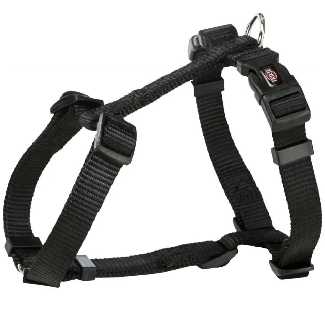 Шлея Trixie Premium H-Harness для собак, 30-44 см, 10 мм, розмір XS-S, чорний