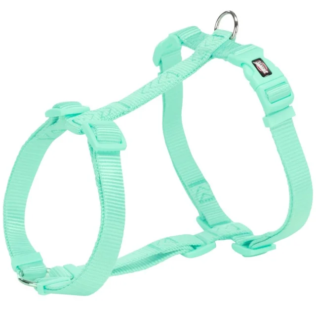 Шлея Trixie Premium H-Harness для собак, 30-44 см, 10 мм, размер XS-S, мятный